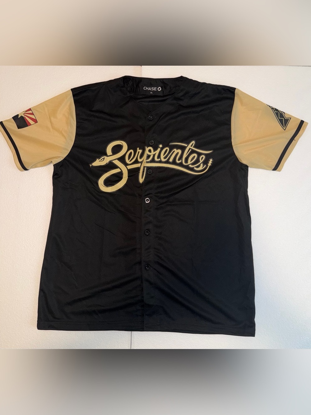 Chase Promo Arizona Diamondbacks Serpientes Baseball Jersey - Size XL